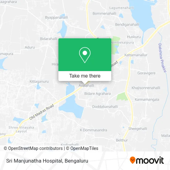 Sri Manjunatha Hospital map