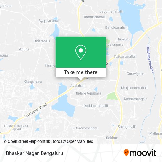 Bhaskar Nagar map