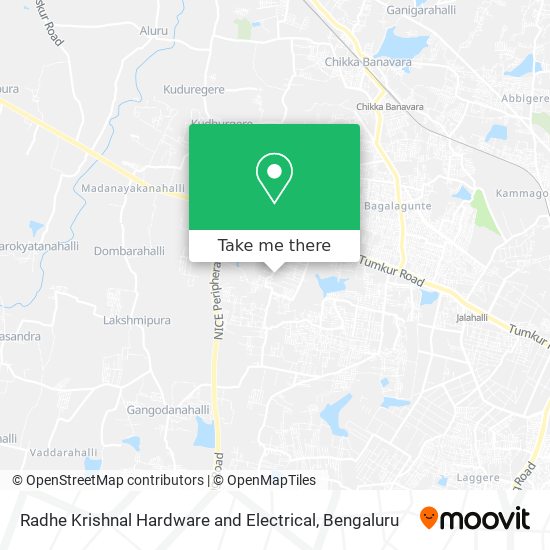 Radhe Krishnal Hardware and Electrical map