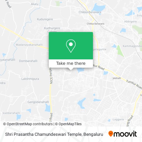 Shri Prasantha Chamundeswari Temple map