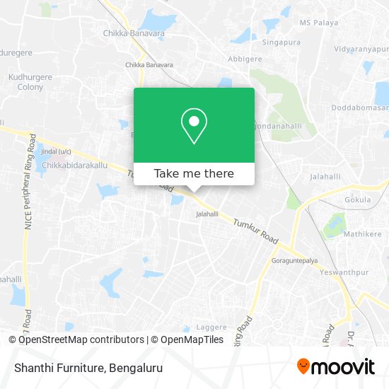 Shanthi Furniture map