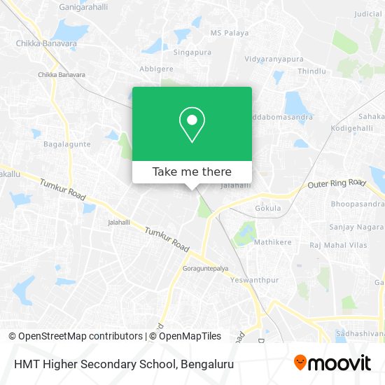 HMT Higher Secondary School map