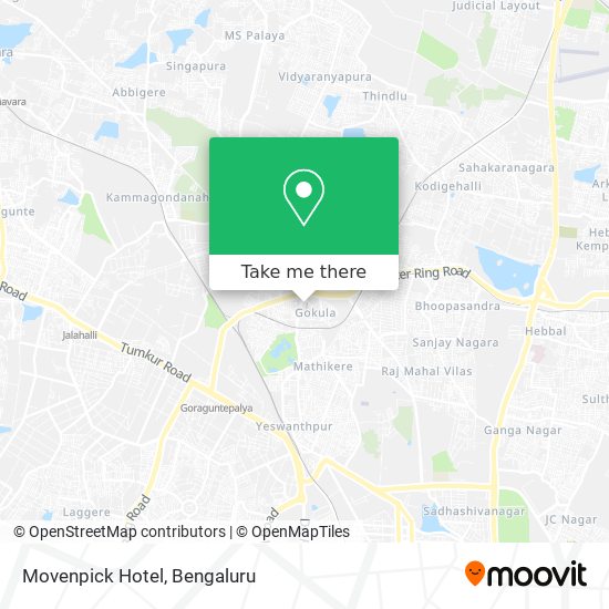 Movenpick Hotel map