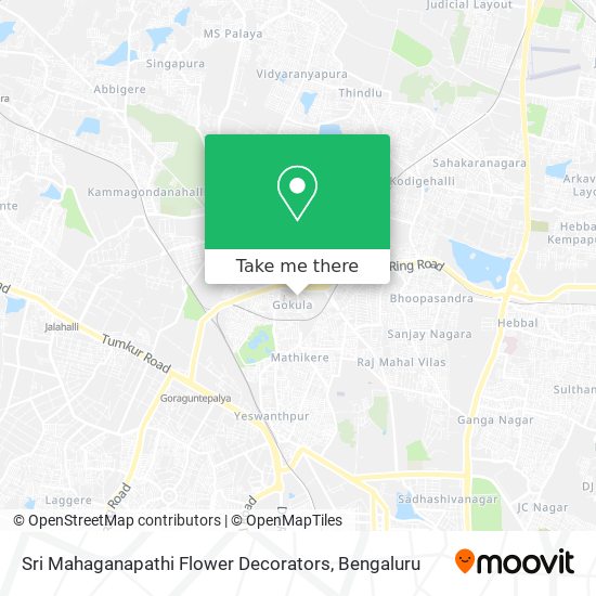 Sri Mahaganapathi Flower Decorators map