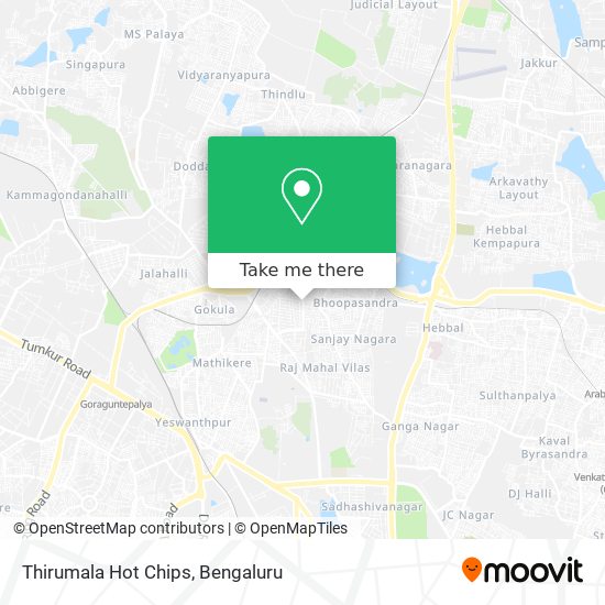 Thirumala Hot Chips map