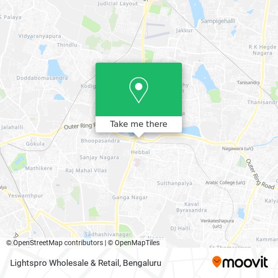 Lightspro Wholesale & Retail map