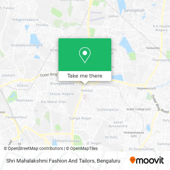 Shri Mahalakshmi Fashion And Tailors map