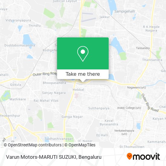 Varun Motors-MARUTI SUZUKI map