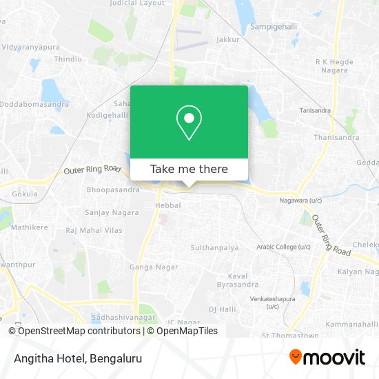 Angitha Hotel map