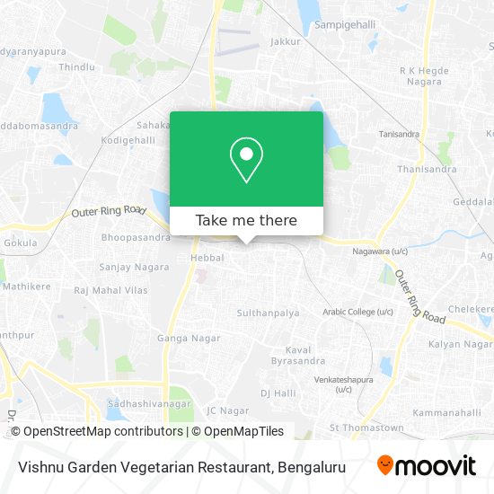 Vishnu Garden Vegetarian Restaurant map