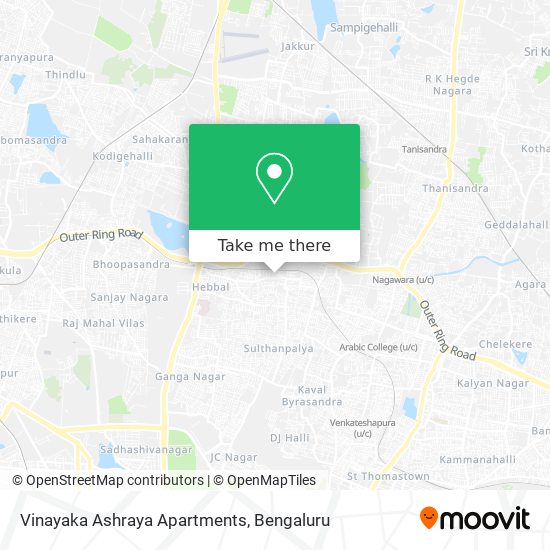 Vinayaka Ashraya Apartments map