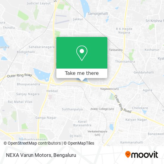 NEXA Varun Motors map