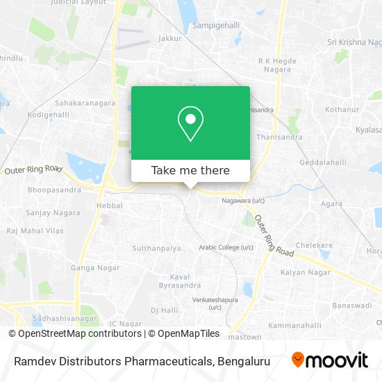 Ramdev Distributors Pharmaceuticals map