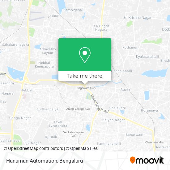 Hanuman Automation map