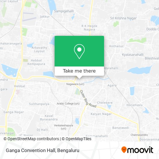 Ganga Convention Hall map