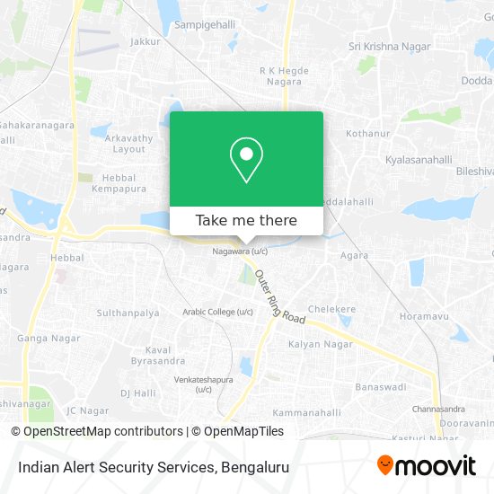 Indian Alert Security Services map