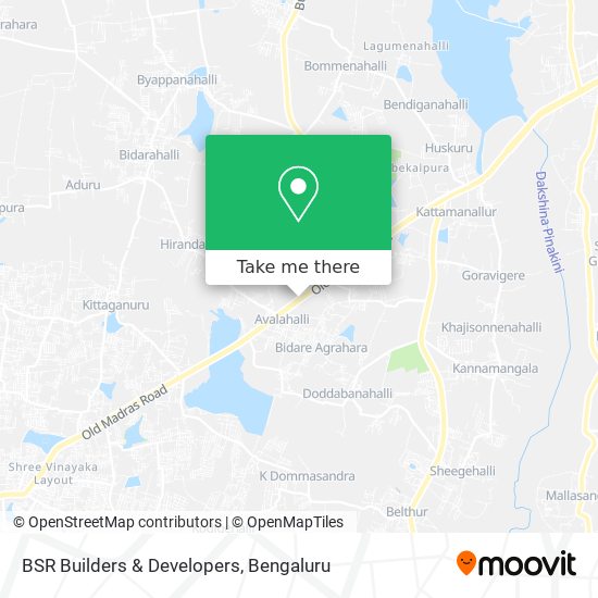 BSR Builders & Developers map