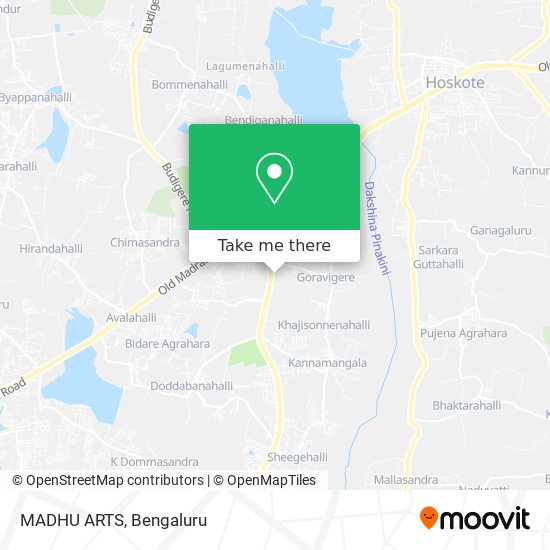 MADHU ARTS map