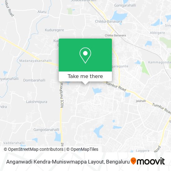 Anganwadi Kendra-Muniswmappa Layout map
