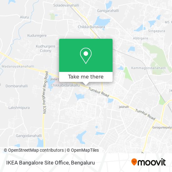 IKEA Bangalore Site Office map