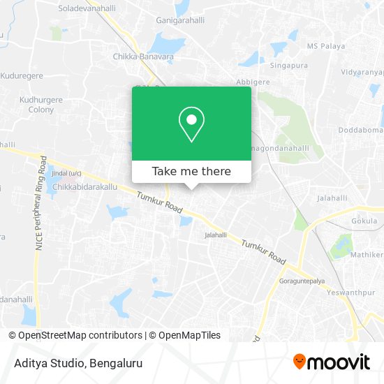 Aditya Studio map