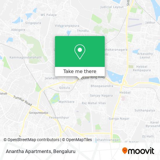 Anantha Apartments map