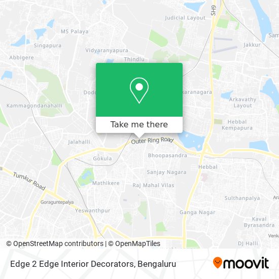 Edge 2 Edge Interior Decorators map