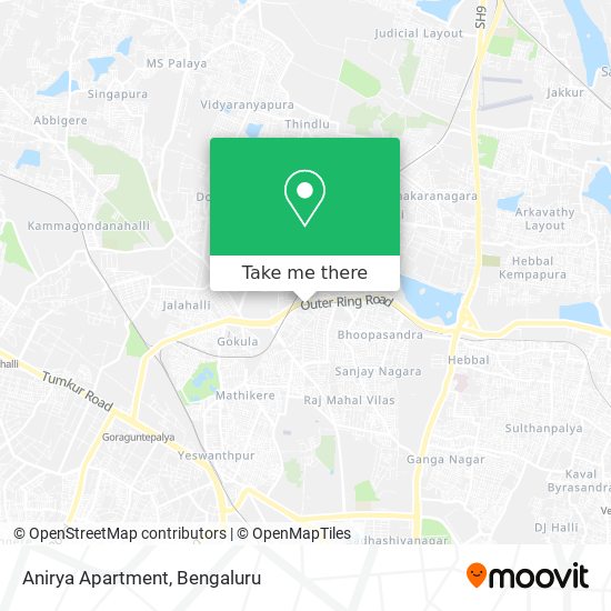 Anirya Apartment map