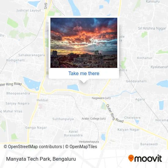 Manyata Tech Park map