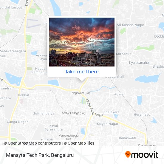 Manayta Tech Park map
