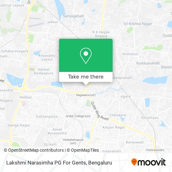 Lakshmi Narasimha PG For Gents map