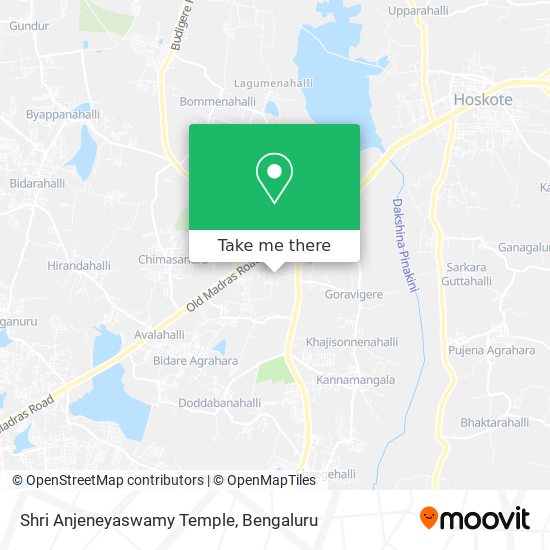 Shri Anjeneyaswamy Temple map