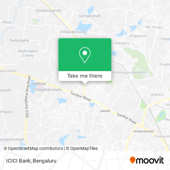 ICICI Bank map