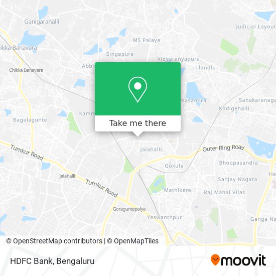 HDFC Bank map