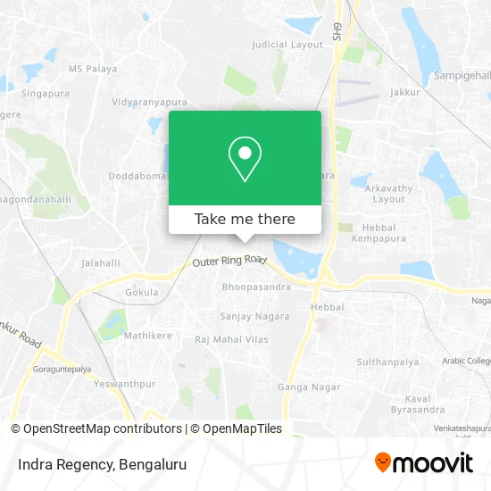 Indra Regency map