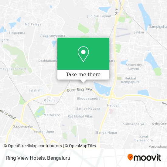 Ring View Hotels map