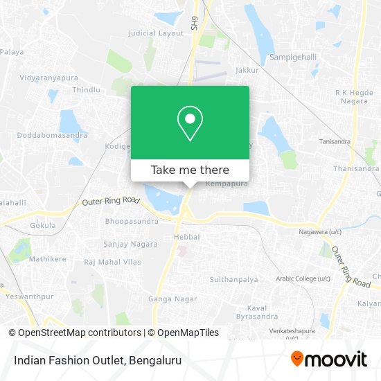 Indian Fashion Outlet map