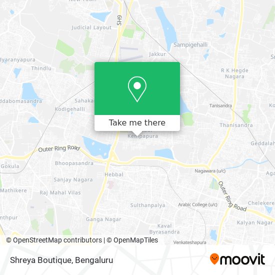 Shreya Boutique map