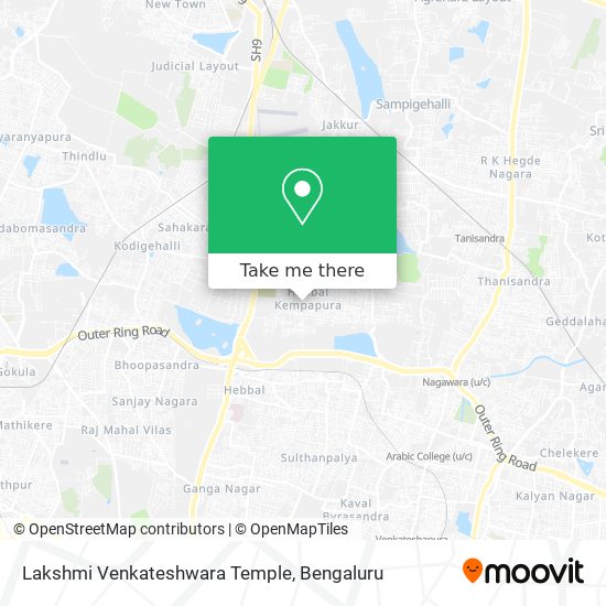 Lakshmi Venkateshwara Temple map