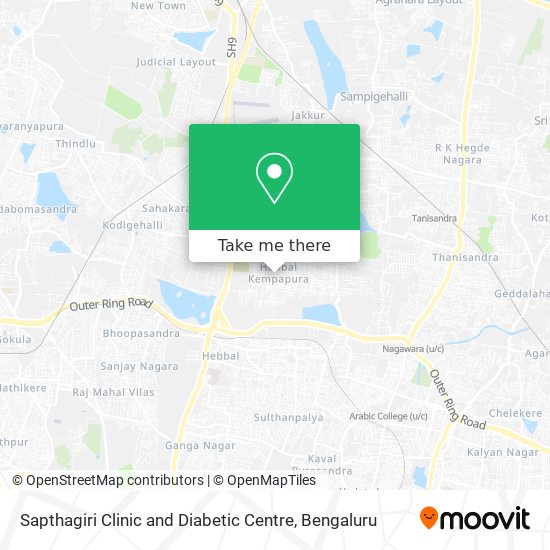 Sapthagiri Clinic and Diabetic Centre map