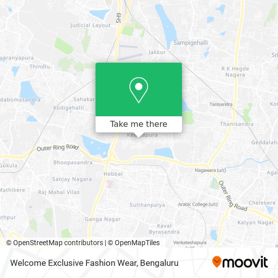 Welcome Exclusive Fashion Wear map