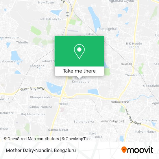 Mother Dairy-Nandini map