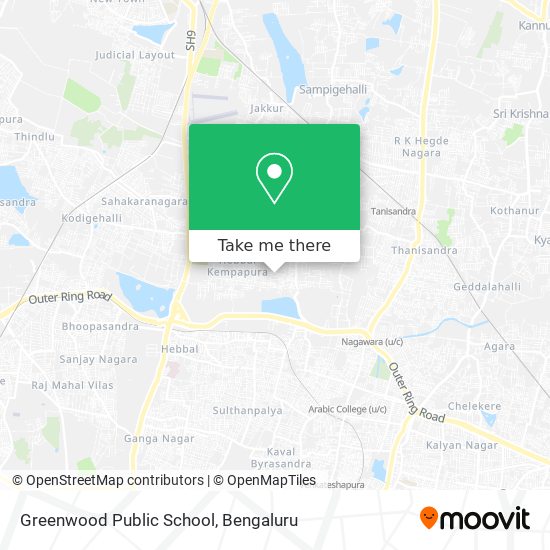 Greenwood Public School map