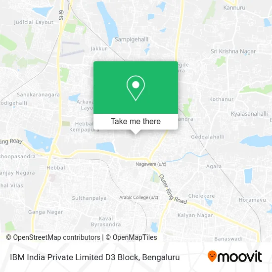 IBM India Private Limited D3 Block map