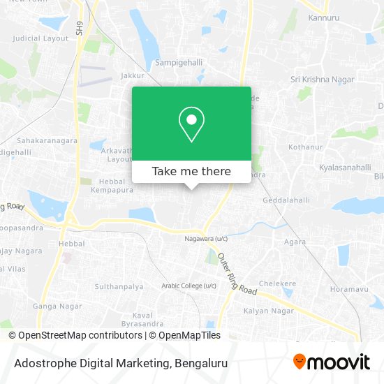 Adostrophe Digital Marketing map