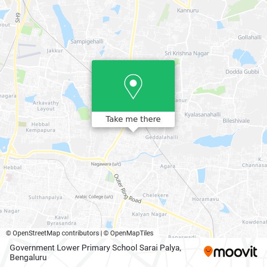 Government Lower Primary School Sarai Palya map