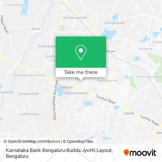 Karnataka Bank-Bengaluru-Budda Jyothi Layout map