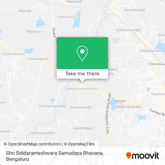 Shri Siddarameshwara Samudaya Bhavana map