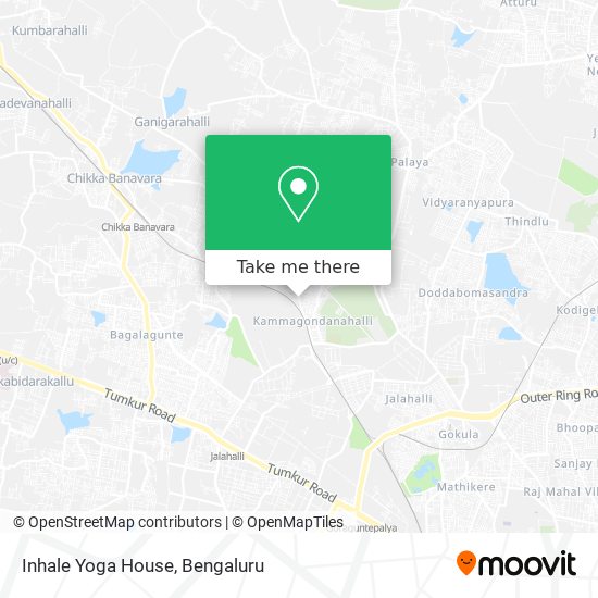 Inhale Yoga House map