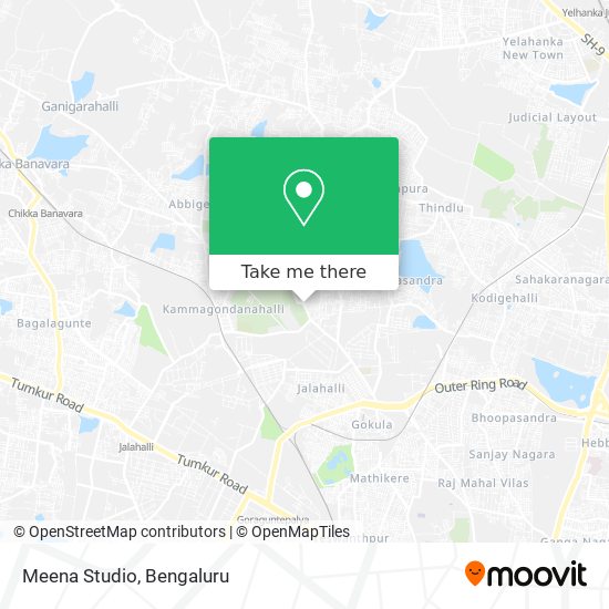 Meena Studio map